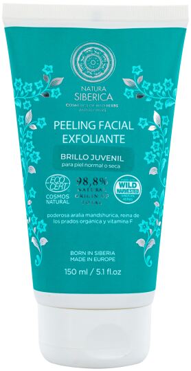 Natura Siberica Peeling Facial Suave Normal Seca 150 ml