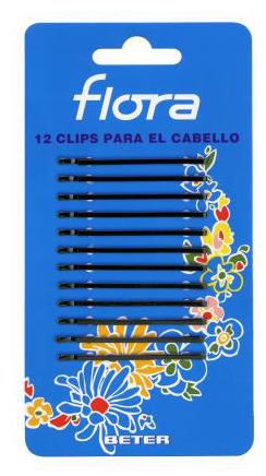 Beter 12 bobby pins FLORA, gold