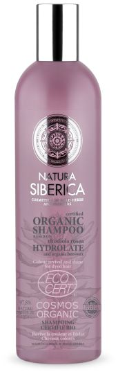 Natura Siberica Hydrolate Shampoo for Hair Protection shine and radiance 400ml