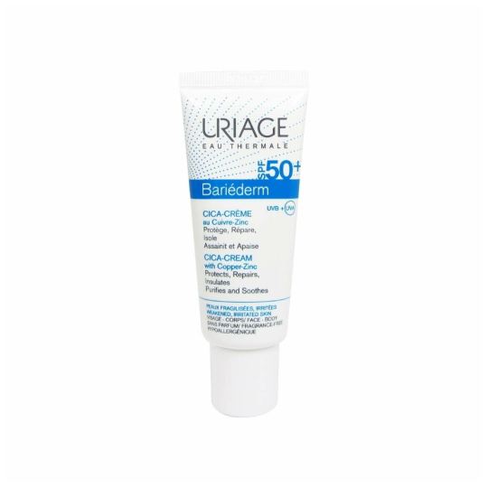 Uriage Bari&eacute;derm Cica Cream with Cu Zn spf 50 40 ml