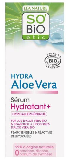 SO'BiO &eacute;tic Hydra Aloe Vera Sensitive Skin Moisturizing Serum 30 ml