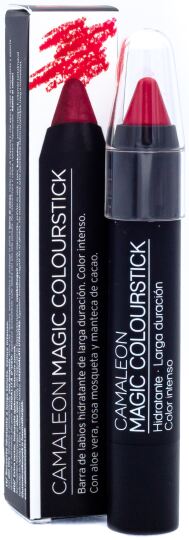 Camaleon Cosmetics Pintalabios M&aacute;gico color Camale&oacute;n Rojo
