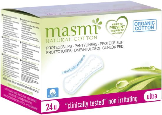 Masmi Anatomical Cotton Pantyliners 24 units