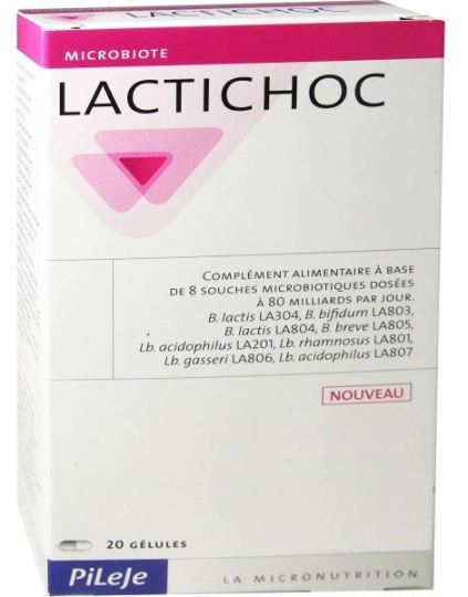 Pileje Lactichoc 20 Capsules