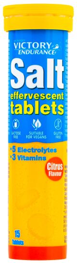 Victory Endurance Salt Effervescent Citrus 15 tabletas