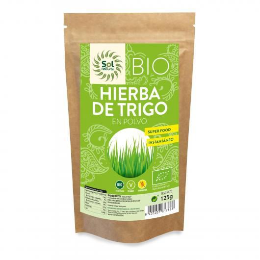 Sol Natural Powdered Wheat Grass 125 gr