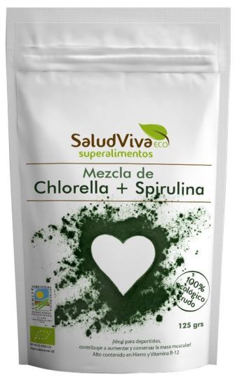 Salud Viva Chlorella and Spirulina 125 gr