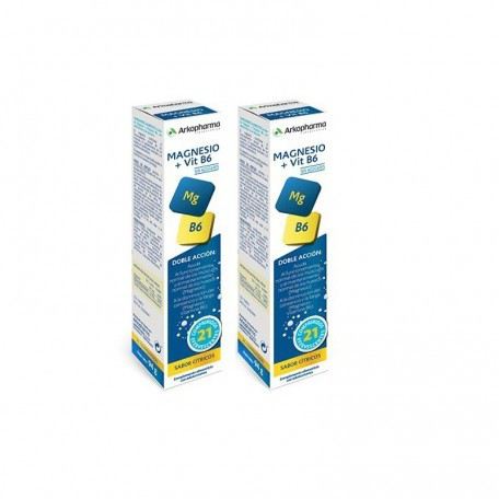 Arkopharma Pack Magnesium + Vit B6 citrus flavor 21 Tablets