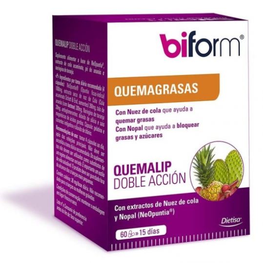 Biform Quemalip Double Action 60 Capsules