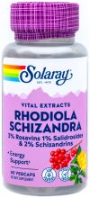 Schizandra & Rodhiola 500 mg 60 C&aacute;spulas Vegetales