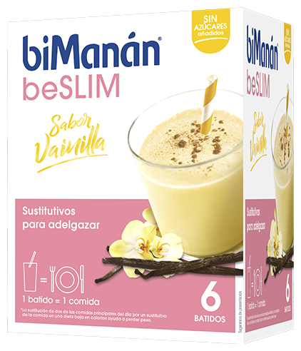 biMan&aacute;n Vanilla Flavor Shake 6 Envelopes
