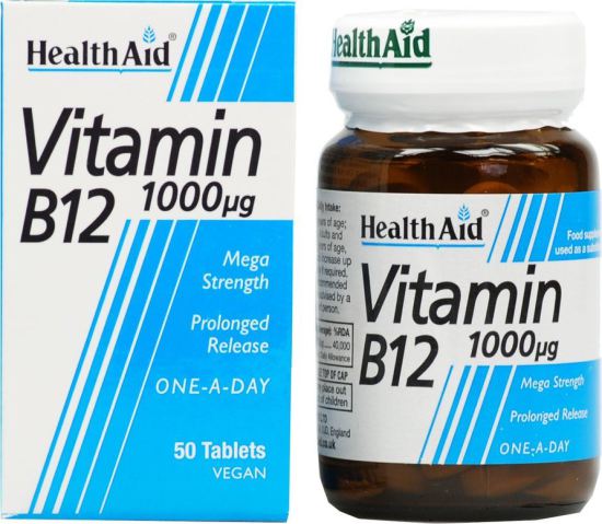 HealthAid Vitamin B12 Daily Supplement Capsules