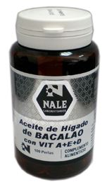 Nale Pearls Liver Cod + Vitamin A + Vitamin E 100 Pearls