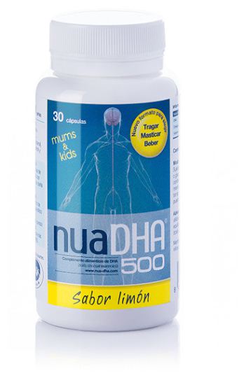 Nua Biological DHA 500 Limon 30 Capsules