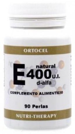 Ortocel Nutri-Therapy Vitamina E 400Ui D-Alpha 90 Perlas