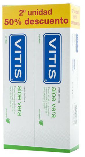 Vitis Toothpaste of Aloe Vera 2X150 ml
