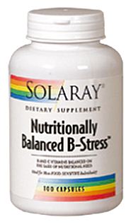 Solaray Nutritionally Balanced B-Stress 100 Capsules