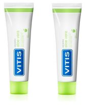Gel dent&iacute;frico aloe manzana 2x150 ml